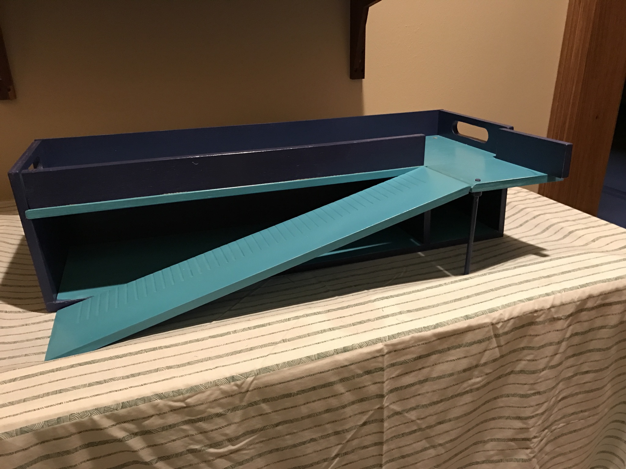 Open view of the old garage